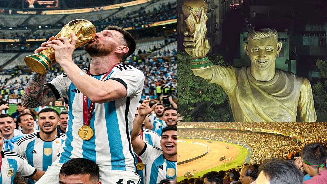 शॉकिंग ड्रामा: मेसी सिर्फ 20 मिनट दिखे और कोलकाता में बवाल! ममता बनर्जी ने माफी मांगी, फैंस का गुस्सा फूटा